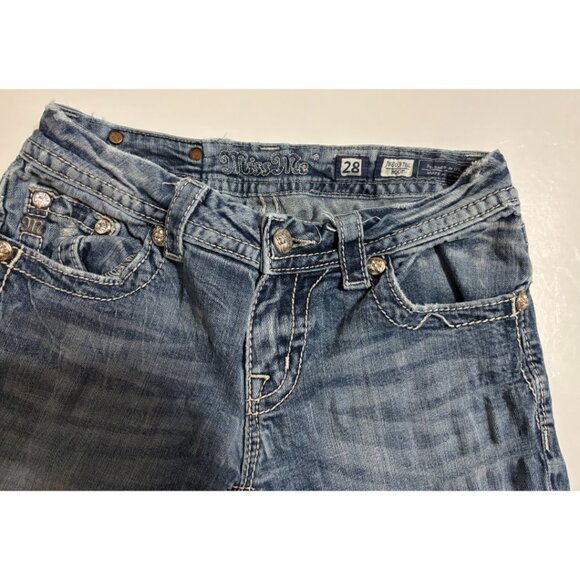 Miss Me Women's Blue Boot Cut Jeans - Picture 3 of 3